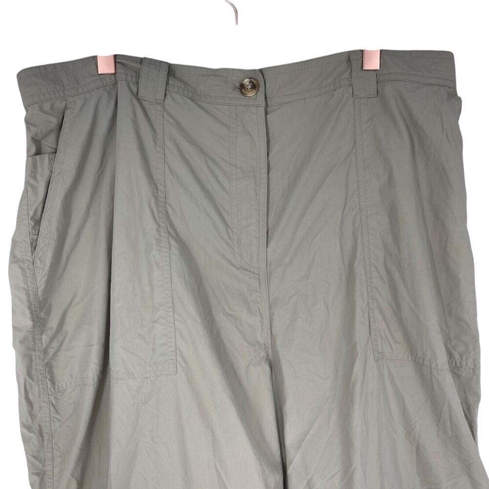 ExOfficio Pants Womens XL x 29.5" Inseam Tan Khaki Buzz Off Convertible Hiking - Picture 2 of 9